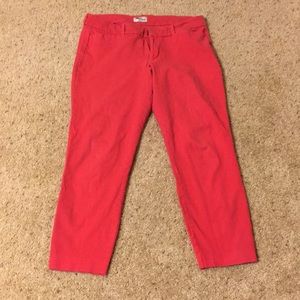 Pink Capri Slacks